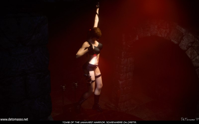 Lara Croft in The Ritual - Chapter 1 art by DeTomasso 3D Porn Comic