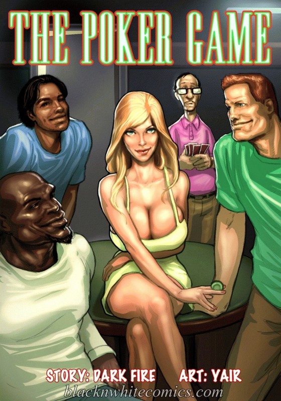 Poker Game with Busty Blonde from BlacknWhiteComics Porn Comics