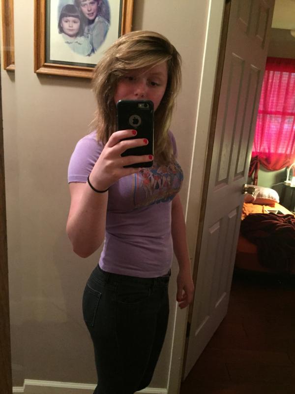 Yoga pants chick